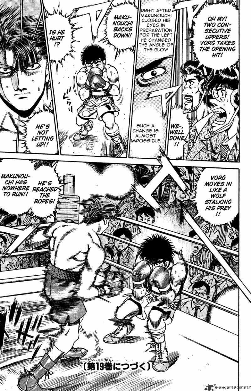 Hajime no Ippo: Fighting Spirit, Chapter 159 image 18